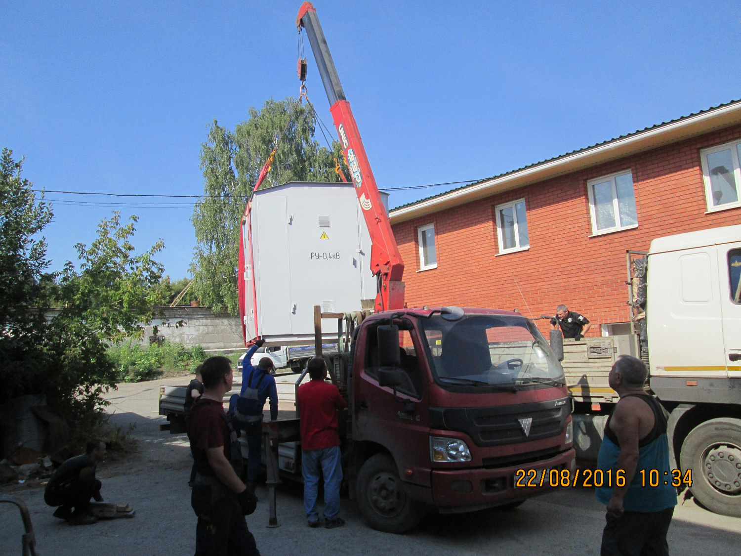 Произведена отгрузка Трансформаторной подстанции КТП-ВК 630/10/0,4 с трансформатором ТМГ 630/10/0,4 Y/Yн-0 в г. Бугуруслан